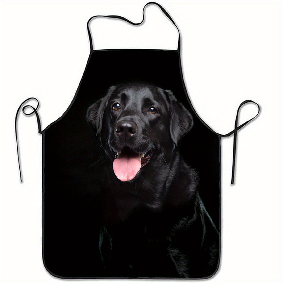 Home Cooking For Dogs - 1 grembiule nero con stampa di