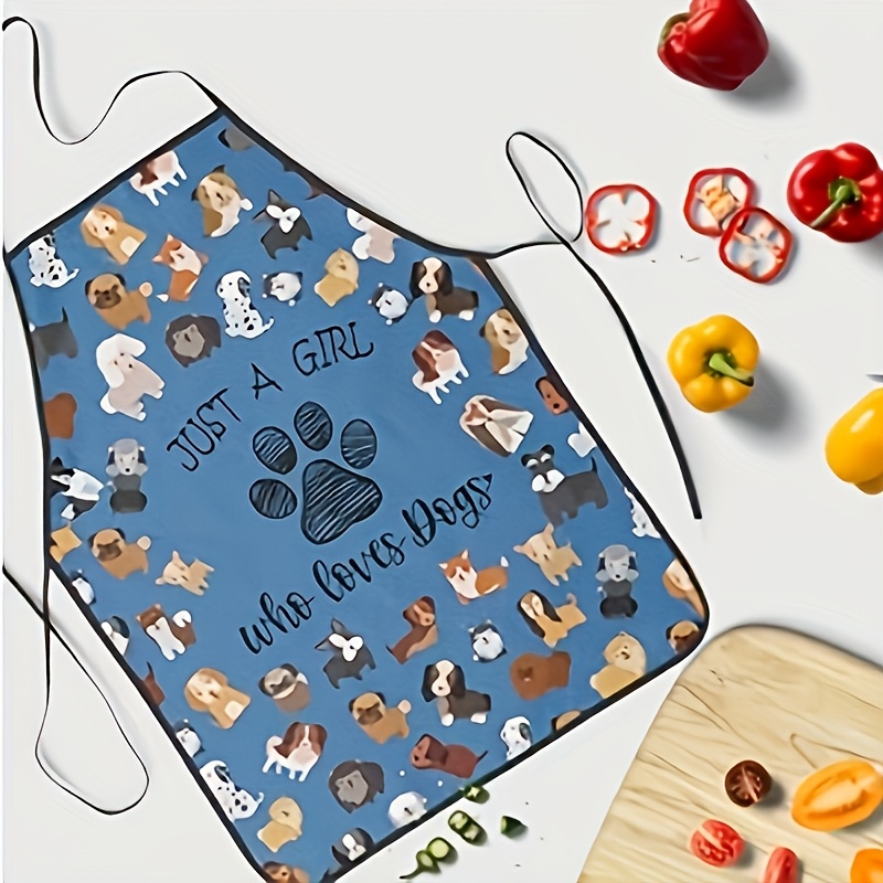 Home Cooking For Dogs - Grembiule con stampa 'Just a Girl