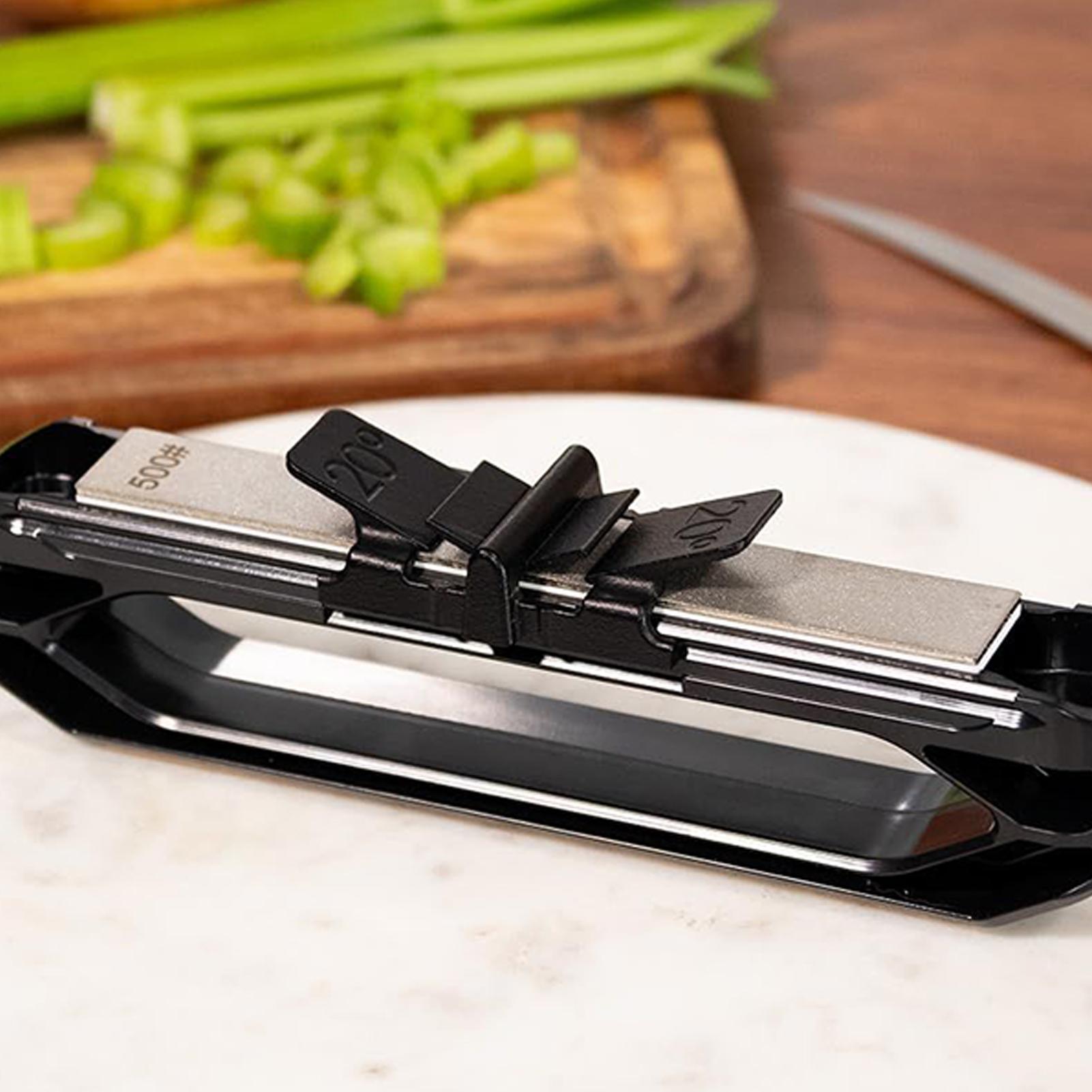 Home Cooking Supplies - Affilacoltelli Manuale con Guida Angolare per