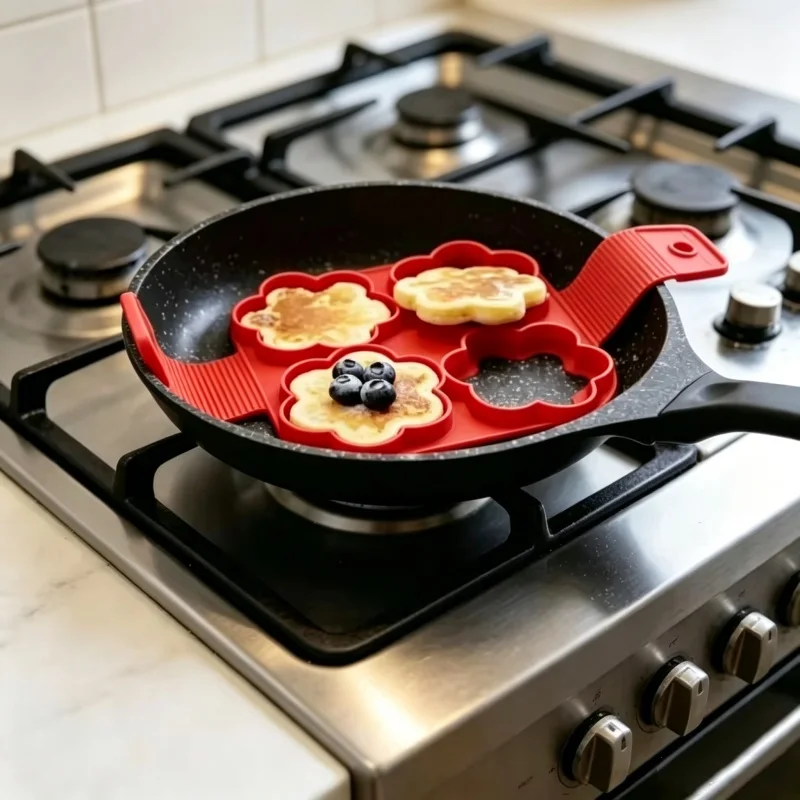 Home Cooking Supplies - Stampo in silicone per uova fritte,