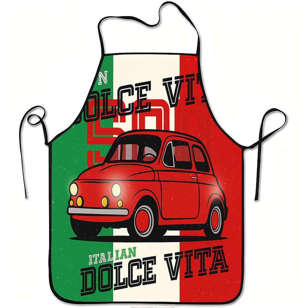Home Cooking Cafe - 1 Grembiule Divertente a Tema Italiano,