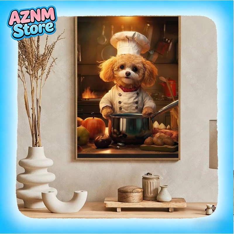 Home Cooking For Dogs - Divertenti Poster e Stampe su Tela