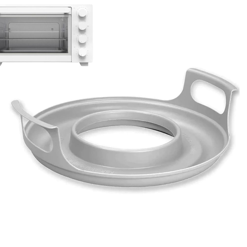 Home Cooking Supplies - Vassoio per microonde anti-deformazione, facile da