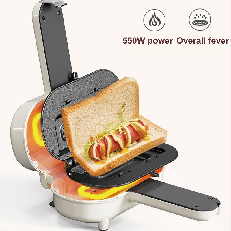 Home Cooking For Dogs - Macchina per Sandwich Elettrica 550W, Dispositivo