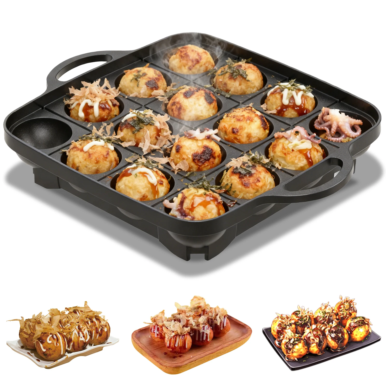 Padella per Takoyaki a 16 Fori - Takoyaki Pan Cast recensione e prezzo