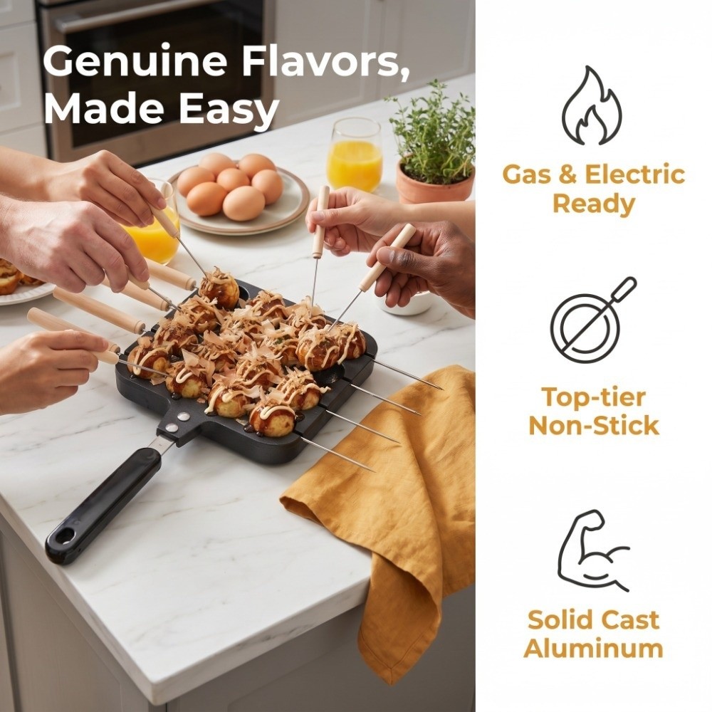 Padella Takoyaki in Alluminio  - Takoyaki Pan Cast recensione e prezzo