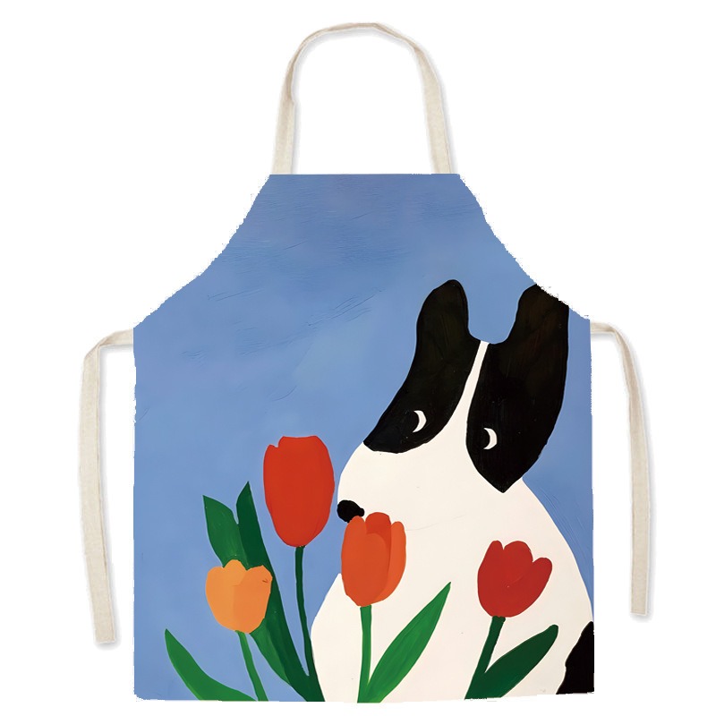 Grembiule in cotone e lino con - Home Cooking For Dogs recensione e prezzo