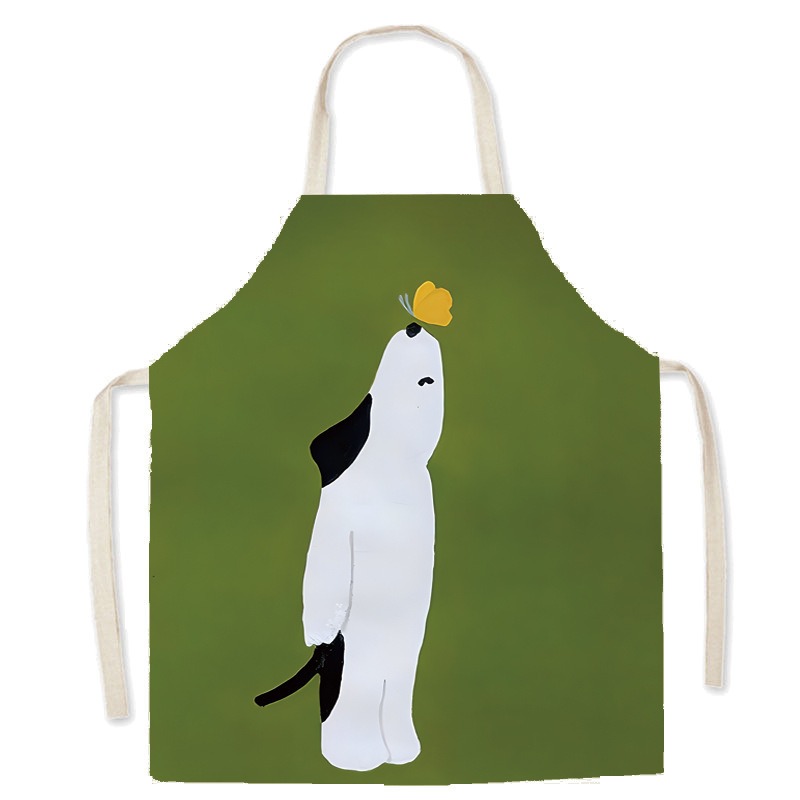 Grembiule in cotone e lino con - Home Cooking For Dogs recensione e prezzo