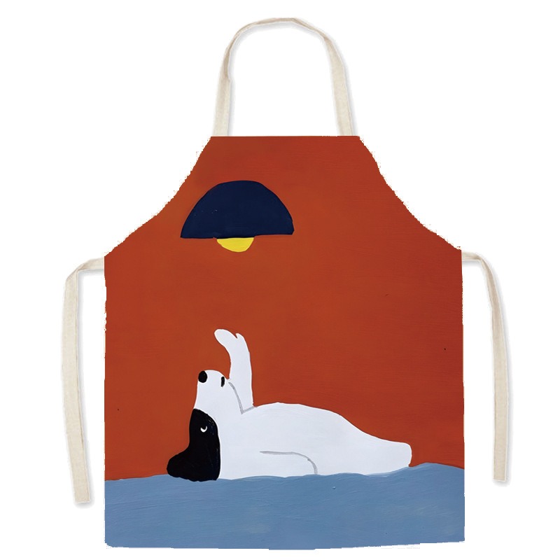 Grembiule in cotone e lino con - Home Cooking For Dogs recensione e prezzo