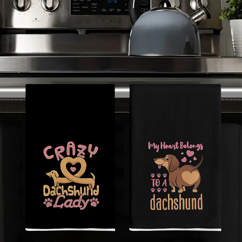2 pezzi, asciugamani da cucina - Home Cooking For Dogs recensione e prezzo